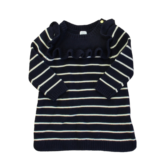 Gap Girls Navy | White Sweater Dress size: 6-12 Months - Picture 1 of 2